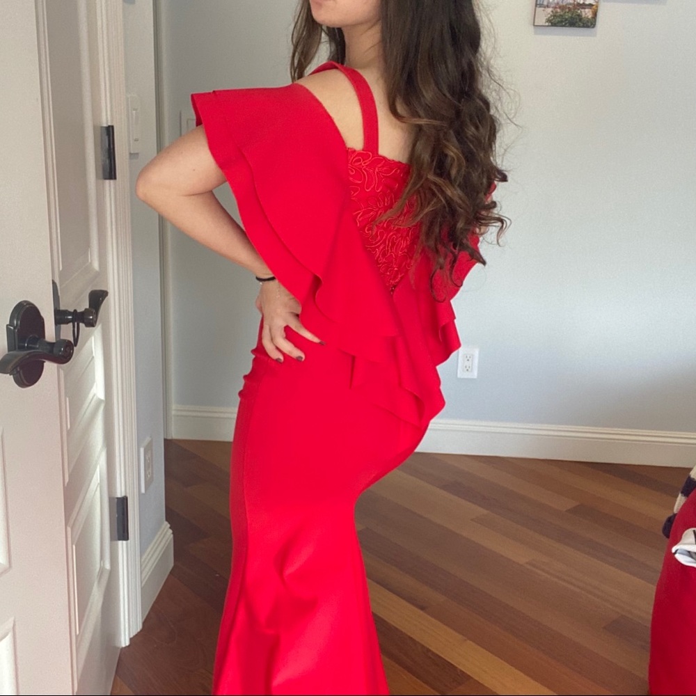 Red Gown Tarik Ediz
